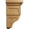 Ekena Millwork 6"W x 6 3/4"D x 12"H Large Reyes Wood Corbel, Cherry CORW06X06X12RYCH - alternate 4